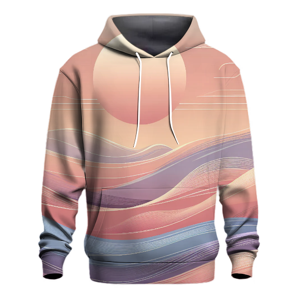 Peachy Horizon Drift Hoodie