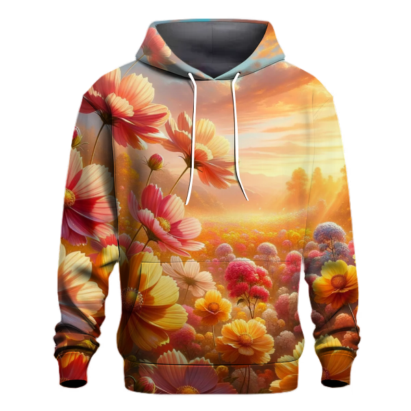 Golden Hour Blossoms Hoodie