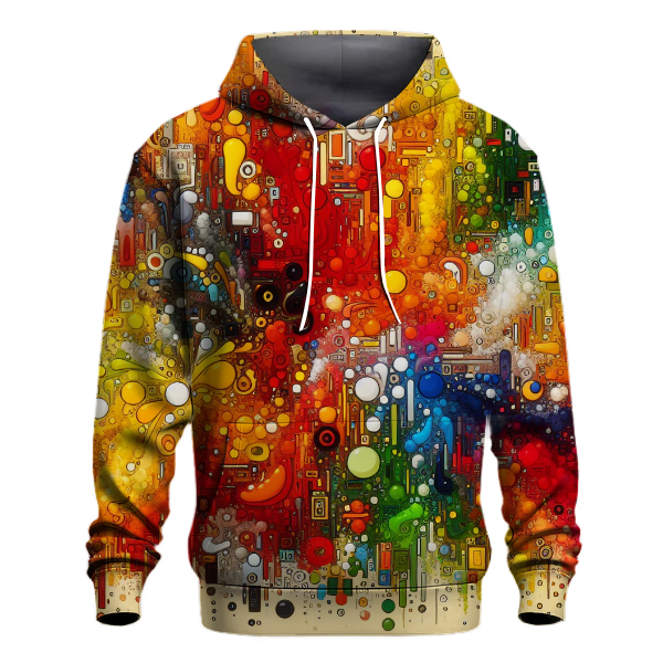 Colorful Abstract Artistry Hoodie