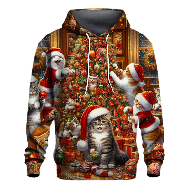 Christmas Cat Caper Hoodie