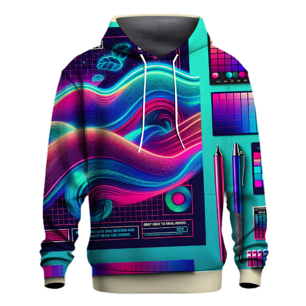 Neon Wave Adventure Hoodie