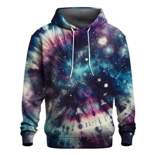 Midnight Galaxy Tie-dye Design Hoodie