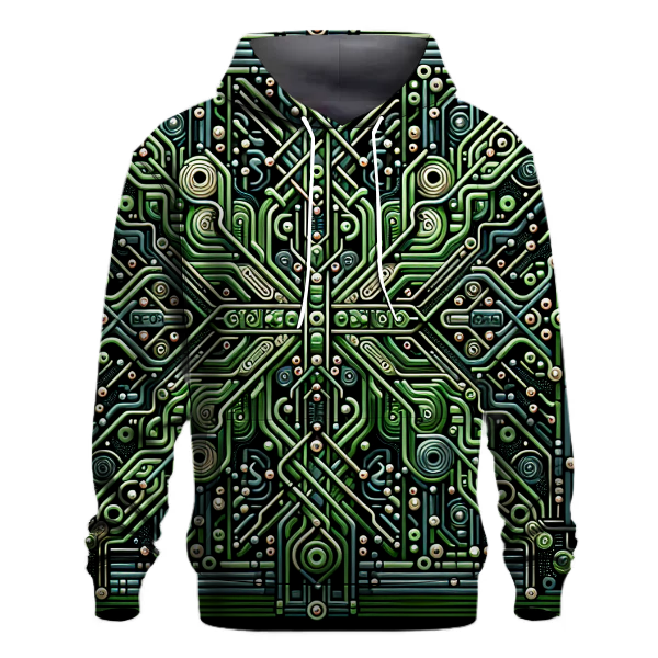 Techno Matrix Pulse Hoodie