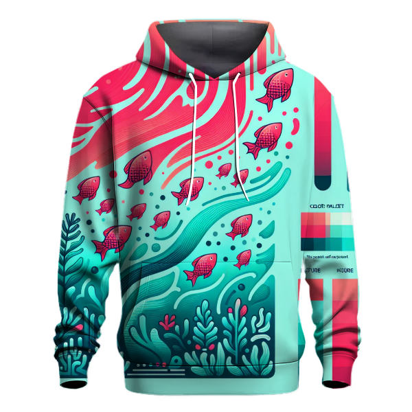 Coral Cascade Hoodie