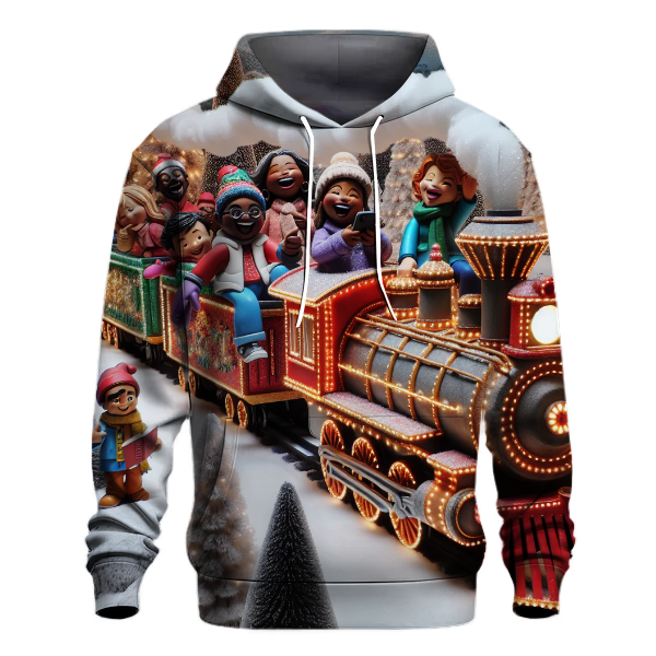 Playful Polar Express Hoodie