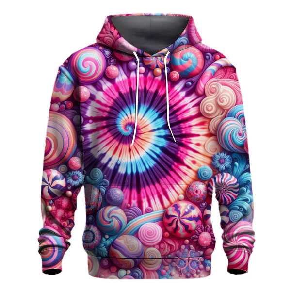 Whimsical Candy Swirl Hoodie