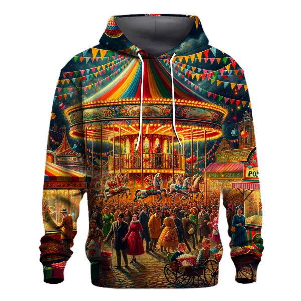 Retro Christmas Carnival Hoodie