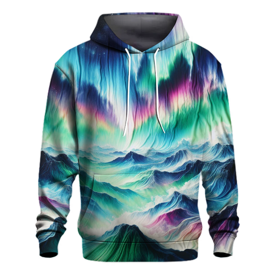 Aurora Borealis Splash Hoodie