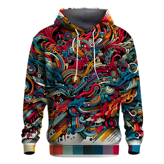 Retro Graffiti Design Hoodie Hoodie Designs