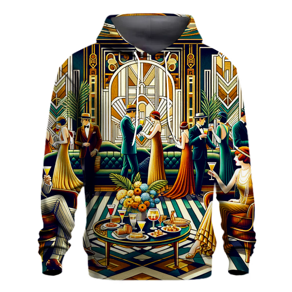 Art Deco Christmas Affair Hoodie