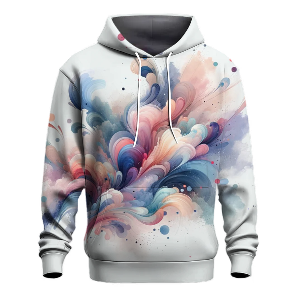 Dreamy Watercolor Splash Hoodie