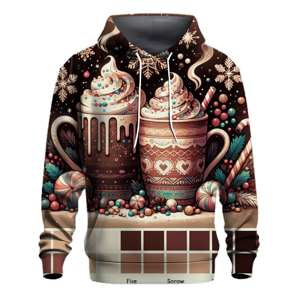 Festive Hot Chocolate Delight Hoodie