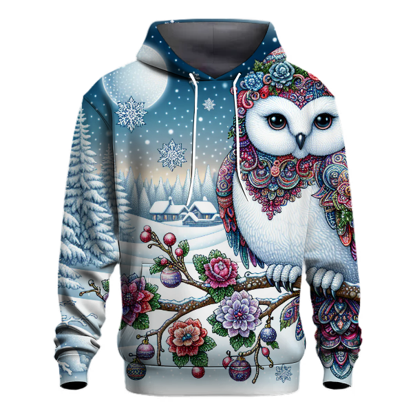 Snowy Owl Christmas Adventure Hoodie