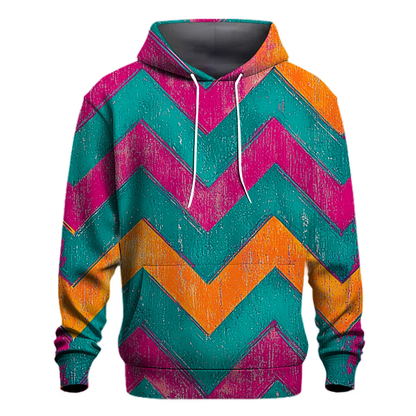 Funky Chevron Delight Hoodie