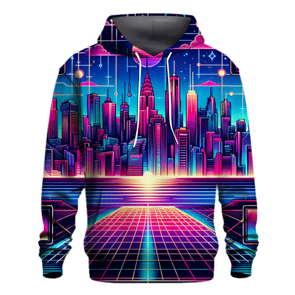 Synthwave City Lights Hoodie