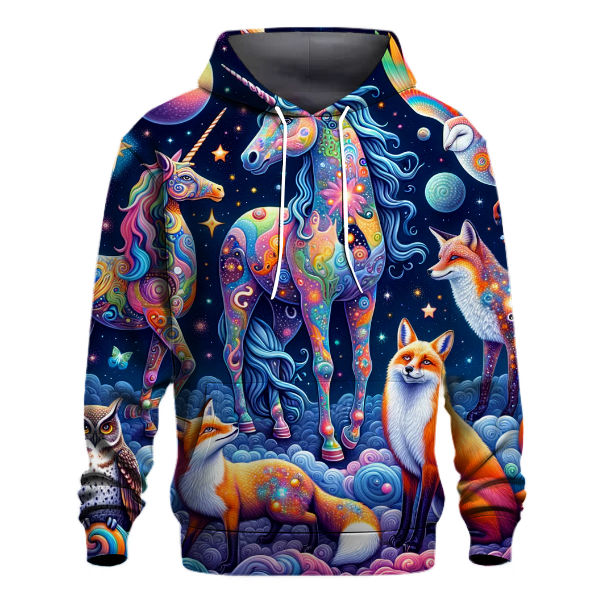 Fantasy Galaxy Animals Hoodie