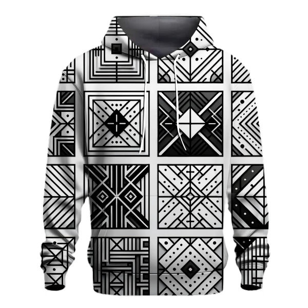 Minimalist Urban Geometry Hoodie