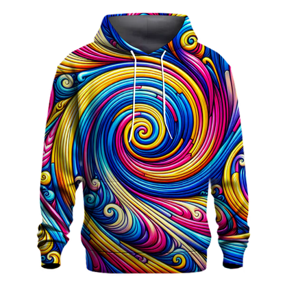 Funky Spiral Waves Hoodie