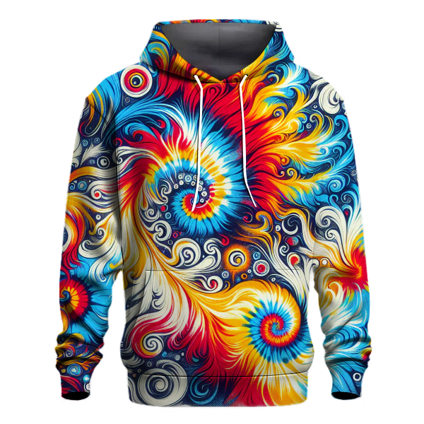 Funky Tie-Dye Pop Hoodie