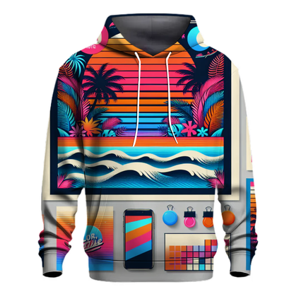 Funky Neon Tropics Hoodie