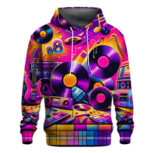 Funky Music Vibes Hoodie Printed Hoodies