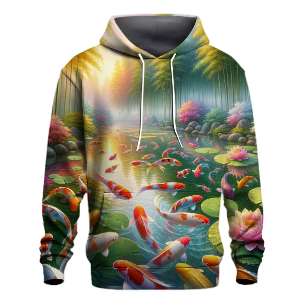 Playful Koi Pond Hoodie