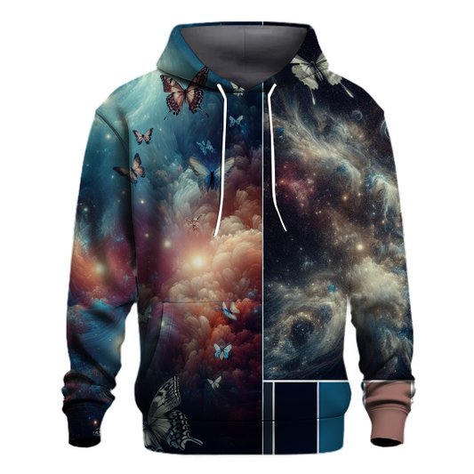 Galactic Butterfly Flight Hoodie