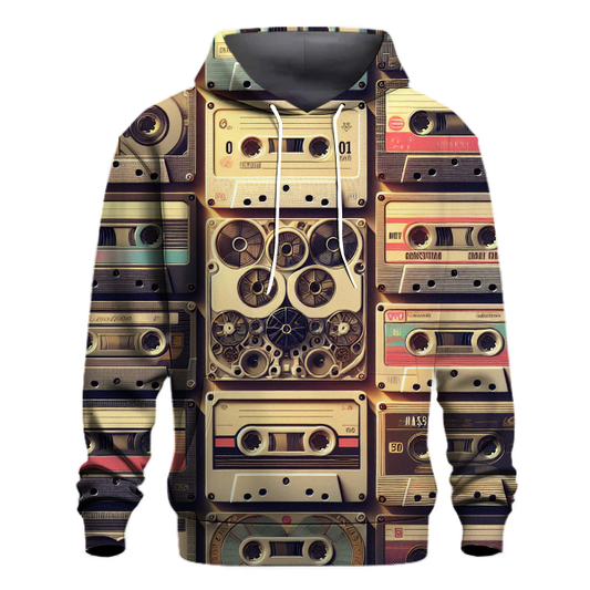 Vintage Cassette Tape Vibes Hoodie