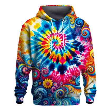 Whimsical Tie-Dye Fantasy Hoodie