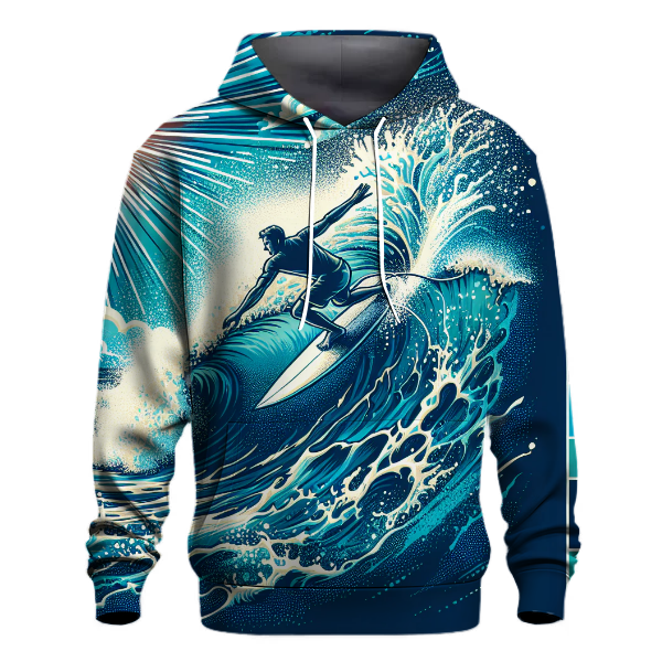 Surfing Waves Hoodie