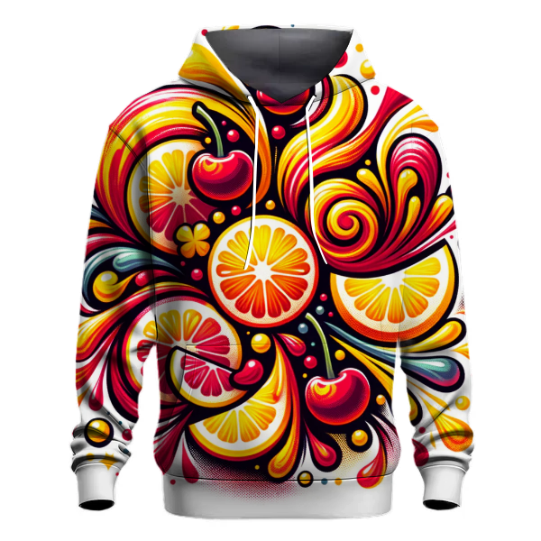 Cherry Citrus Splash Hoodie