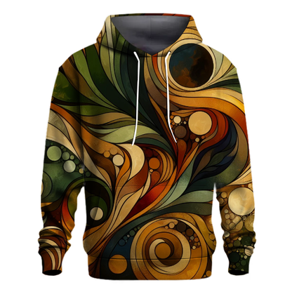 Vibrant Earthy Patterns Hoodie