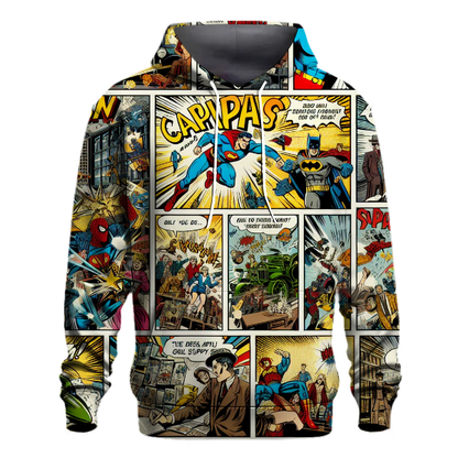 Retro Comic Adventure Hoodie