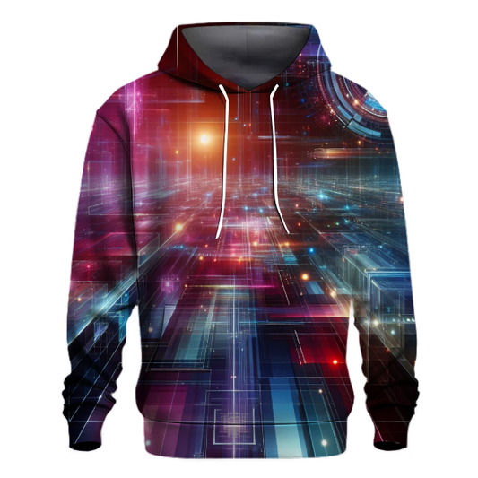 Futuristic Holographic Visions Hoodie