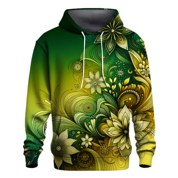 Vibrant Flora Delight Hoodie