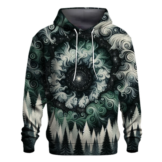 Moonlit Forest Tie-Dye Hoodie