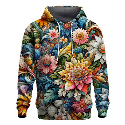 Enchanting Floral Dreamscape Hoodie