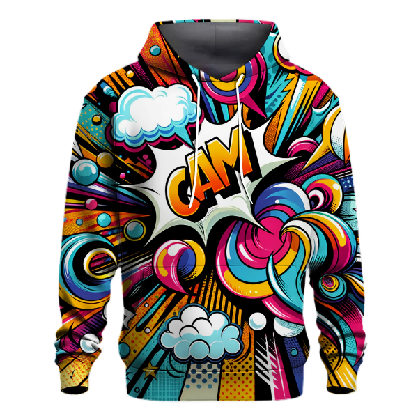 Colorful Pop Art Explosion Hoodie