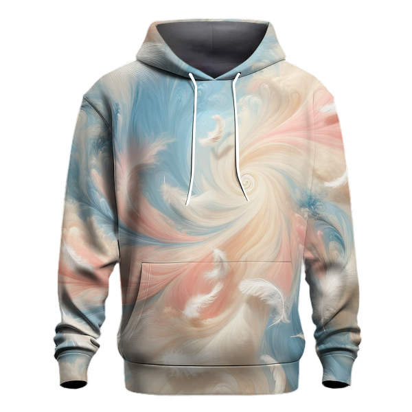 Whimsical Feather Flight Hoodie