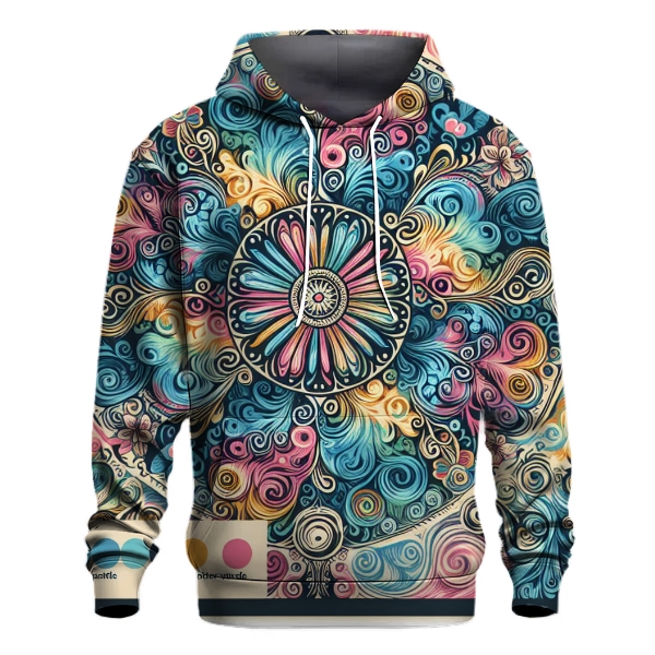 Funky Tie-Dye Twist Hoodie