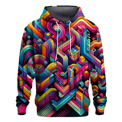 Neon Spectrum Design Hoodie Custom Hoodies