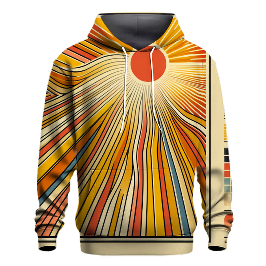 Retro Sunshine Stripes Hoodie