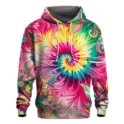 Wildflower Path Tie-dye Hoodie