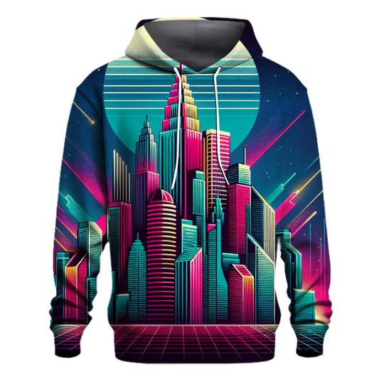 Neon Skyline Dreams Hoodie