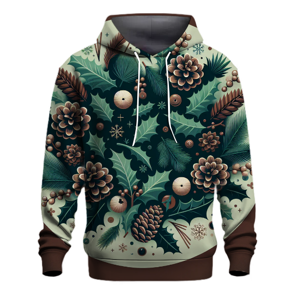 Pinecone and Holly Hoodie