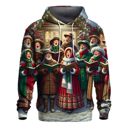 Classic Christmas Carolers Hoodie