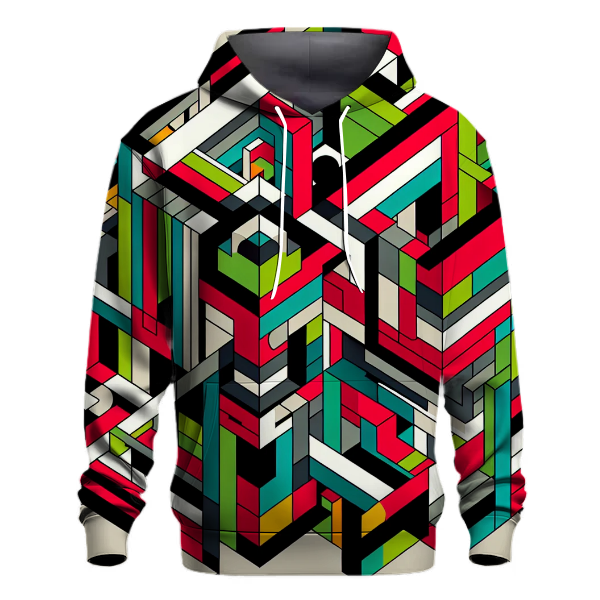 Trippy Geometric Patterns Hoodie