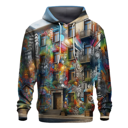 Energetic Graffiti Streets Hoodie