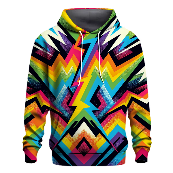 Electric Rainbow Flash Hoodie