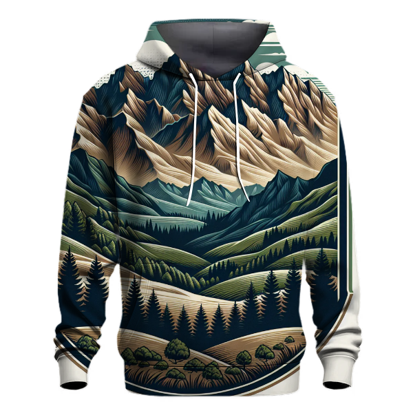 Adventure Awaits Mountains Hoodie